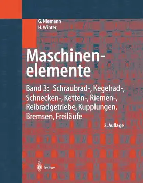 Niemann / Neumann / Winter |  Maschinenelemente | Buch |  Sack Fachmedien