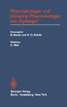 Berde / Schild |  Pharmakologie und klinische Pharmakologie von Hydergin® | Buch |  Sack Fachmedien