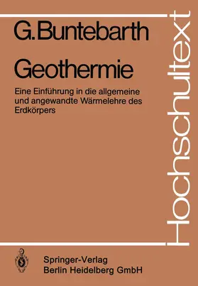 Buntebarth |  Geothermie | Buch |  Sack Fachmedien