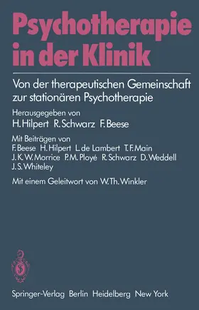 Hilpert / Schwarz / Beese |  Psychotherapie in der Klinik | Buch |  Sack Fachmedien
