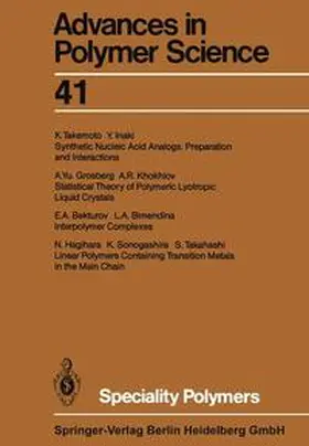 Bekturov / Bimendina / Grosberg |  Speciality Polymers | Buch |  Sack Fachmedien