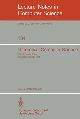 Deussen |  Theoretical Computer Science | Buch |  Sack Fachmedien