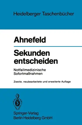 Ahnefeld |  Sekunden entscheiden | Buch |  Sack Fachmedien