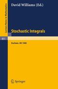 Williams |  Stochastic Integrals | Buch |  Sack Fachmedien