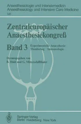 Mitterschiffthaler / Haid |  Zentraleuropäischer Anaesthesiekongreß | Buch |  Sack Fachmedien
