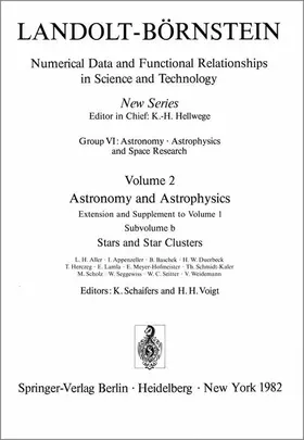Aller / Appenzeller / Baschek |  Stars and Star Clusters / Sterne und Sternhaufen | Buch |  Sack Fachmedien
