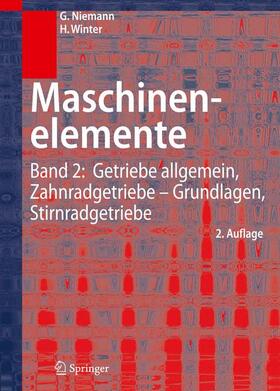 Winter / Niemann | Maschinenelemente | Buch | 978-3-540-11149-8 | sack.de