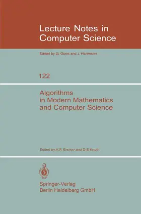 Knuth / Ershov |  Algorithms in Modern Mathematics and Computer Science | Buch |  Sack Fachmedien