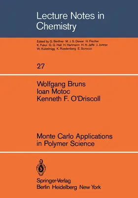 Bruns / Motoc / O'Driscoll |  Monte Carlo Applications in Polymer Science | Buch |  Sack Fachmedien