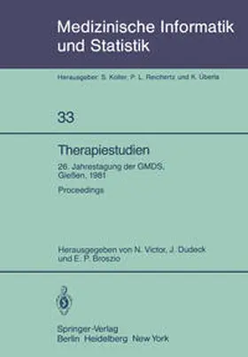 Victor / Broszio / Dudeck |  Therapiestudien | Buch |  Sack Fachmedien