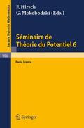 Séminaire de Théorie du Potentiel, Paris, No. 6 | Buch |  Sack Fachmedien
