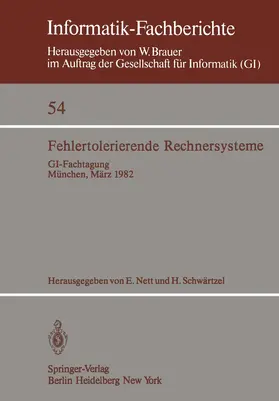 Schwärtzel / Nett |  Fehlertolerierende Rechnersysteme | Buch |  Sack Fachmedien