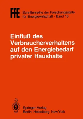 VDI / VDE / Socialdata |  Einfluß des Verbraucherverhaltens auf den Energiebedarf privater Haushalte | Buch |  Sack Fachmedien