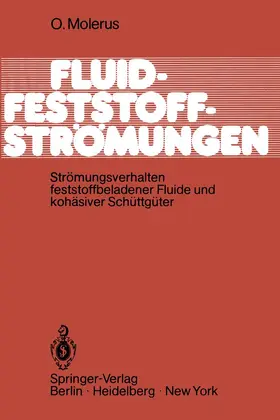 Molerus |  Fluid-Feststoff-Strömungen | Buch |  Sack Fachmedien
