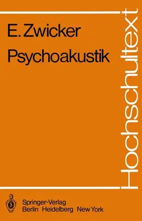 Zwicker |  Psychoakustik | Buch |  Sack Fachmedien
