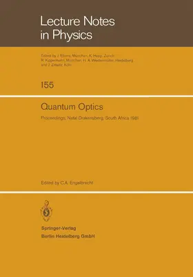 Engelbrecht |  Quantum Optics | Buch |  Sack Fachmedien