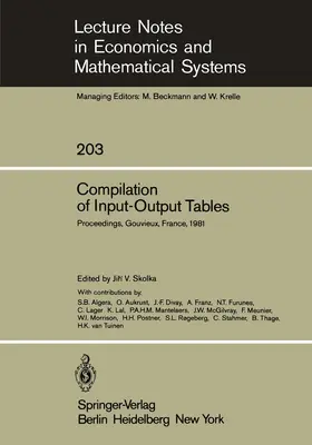 Skolka |  Compilation of Input-Output Tables | Buch |  Sack Fachmedien