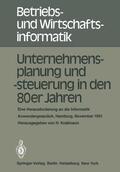 Krallmann |  Unternehmensplanung und -steuerung in den 80er Jahren | Buch |  Sack Fachmedien