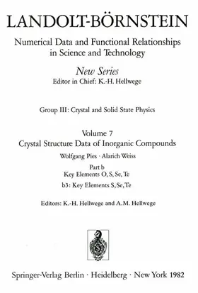 Pies / Weiss |  Key Elements: S, Se, Te / Schlüsselelemente: S, Se, Te | Buch |  Sack Fachmedien