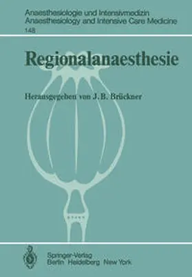 Brückner |  Regionalanaesthesie | Buch |  Sack Fachmedien