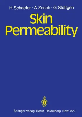 Schaefer / Stüttgen / Schalla |  Skin Permeability | Buch |  Sack Fachmedien