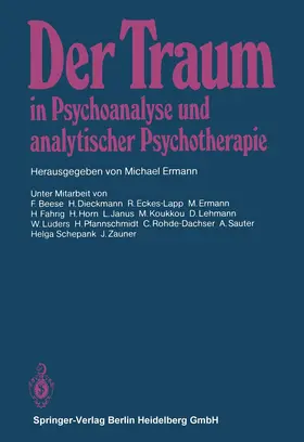 Ermann |  Der Traum in Psychoanalyse und analytischer Psychotherapie | Buch |  Sack Fachmedien