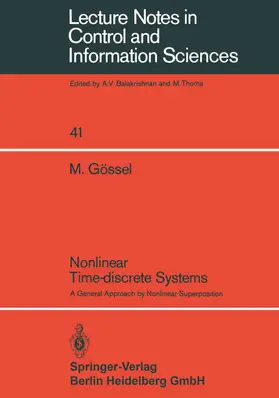 Gössel |  Nonlinear Time-discrete Systems | Buch |  Sack Fachmedien