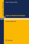 Turner |  Topics in Numerical Analysis | Buch |  Sack Fachmedien