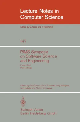 Goto / Furukawa / Nakajima |  RIMS Symposium on Software Science and Engineering | Buch |  Sack Fachmedien
