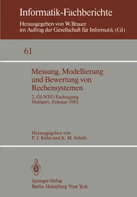 Schulz / Kühn |  Messung, Modellierung und Bewertung von Rechensystemen | Buch |  Sack Fachmedien