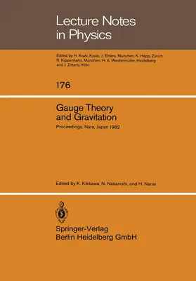 Kikkawa / Nakanishi / Nariai |  Gauge Theory and Gravitation | Buch |  Sack Fachmedien