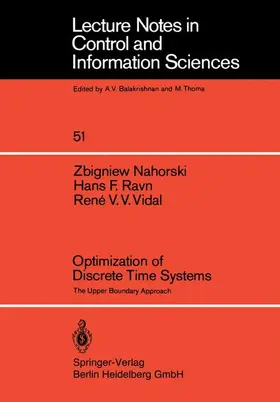 Nahorski / Vidal / Ravn |  Optimization of Discrete Time Systems | Buch |  Sack Fachmedien