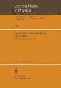 Inönü / Serdaroglu |  Group Theoretical Methods in Physics | Buch |  Sack Fachmedien