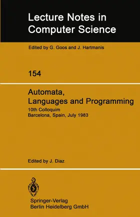 Diaz |  Automata, Languages and Programming | Buch |  Sack Fachmedien
