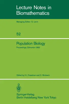 Freedman / Strobeck |  Population Biology | Buch |  Sack Fachmedien