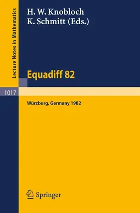 Schmitt / Knobloch |  Equadiff 82 | Buch |  Sack Fachmedien