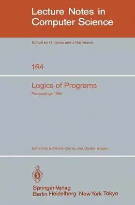 Kozen / Clarke |  Logics of Programs | Buch |  Sack Fachmedien