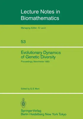 Mani |  Evolutionary Dynamics of Genetic Diversity | Buch |  Sack Fachmedien
