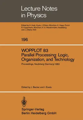 Becker / Eisele |  WOPPLOT 83. Parallel Processing: Logic, Organization, and Technology | Buch |  Sack Fachmedien