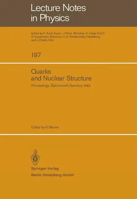 Bleuler |  Quarks and Nuclear Structure | Buch |  Sack Fachmedien