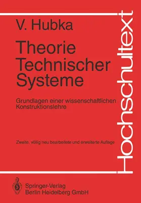 Hubka |  Theorie Technischer Systeme | Buch |  Sack Fachmedien