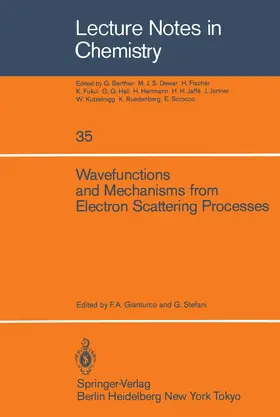 Gianturco / Stefani |  Wavefunctions and Mechanisms from Electron Scattering Processes | Buch |  Sack Fachmedien