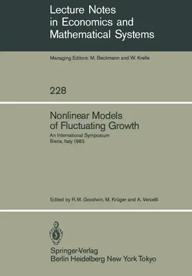 Goodwin / Krüger / Vercelli |  Nonlinear Models of Fluctuating Growth | Buch |  Sack Fachmedien