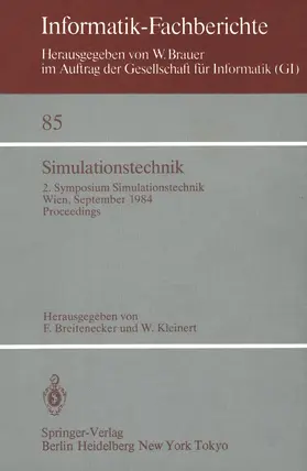 Kleinert / Breitenecker |  Simulationstechnik | Buch |  Sack Fachmedien