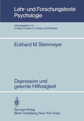 Steinmeyer | Depression und gelernte Hilflosigkeit | Buch | 978-3-540-13453-4 | sack.de