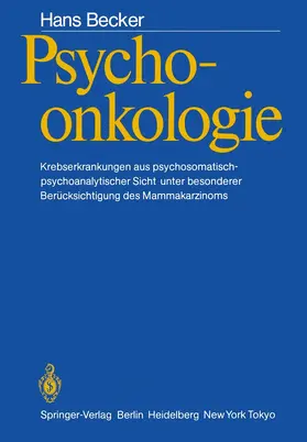 Becker |  Psychoonkologie | Buch |  Sack Fachmedien