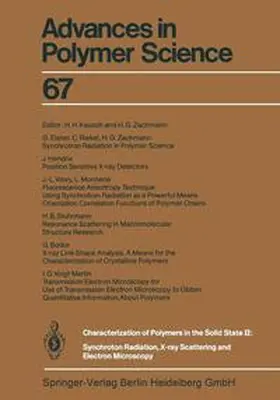 Kausch / Zachmann | Characterization of Polymers in the Solid State II | Buch | 978-3-540-13780-1 | sack.de