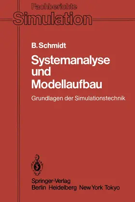 Schmidt |  Systemanalyse und Modellaufbau | Buch |  Sack Fachmedien