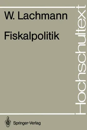 Lachmann |  Fiskalpolitik | Buch |  Sack Fachmedien
