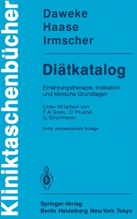 Daweke / Haase / Irmscher |  Diätkatalog | Buch |  Sack Fachmedien